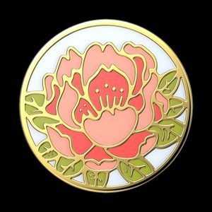Enamel Blooming Peony Pink Popsockets Popgrip